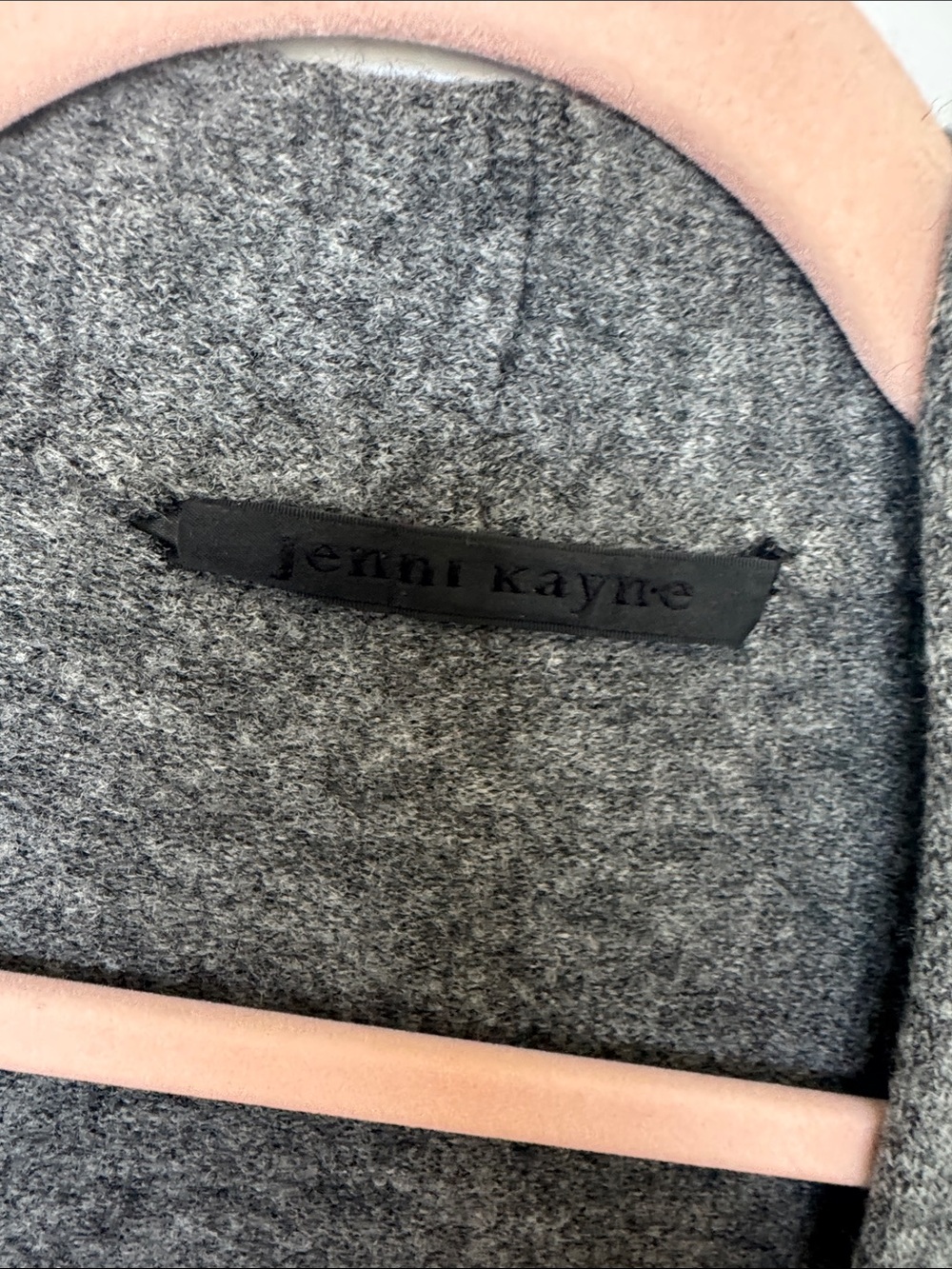 Jenni Kayne Grey Open-Front Knit Cardigan - Picture 2 of 2